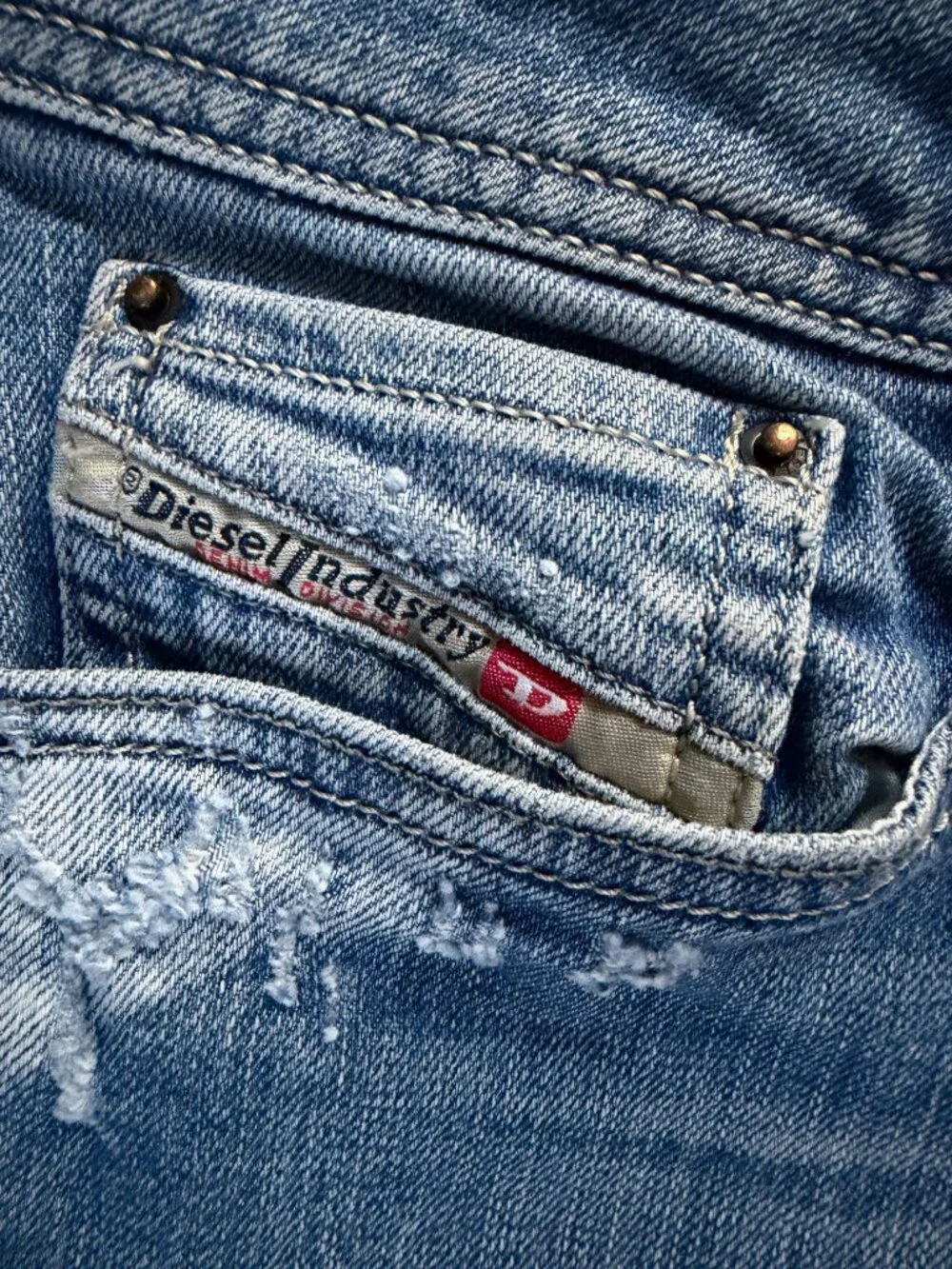 Diesel Viker 008W7 Regular Straight Men's Stretch Jeans Size 34x32- Very Good UC